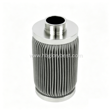 Customized Polymer Melt Filter Cartridge Stainless Steel Folding Mesh Filter